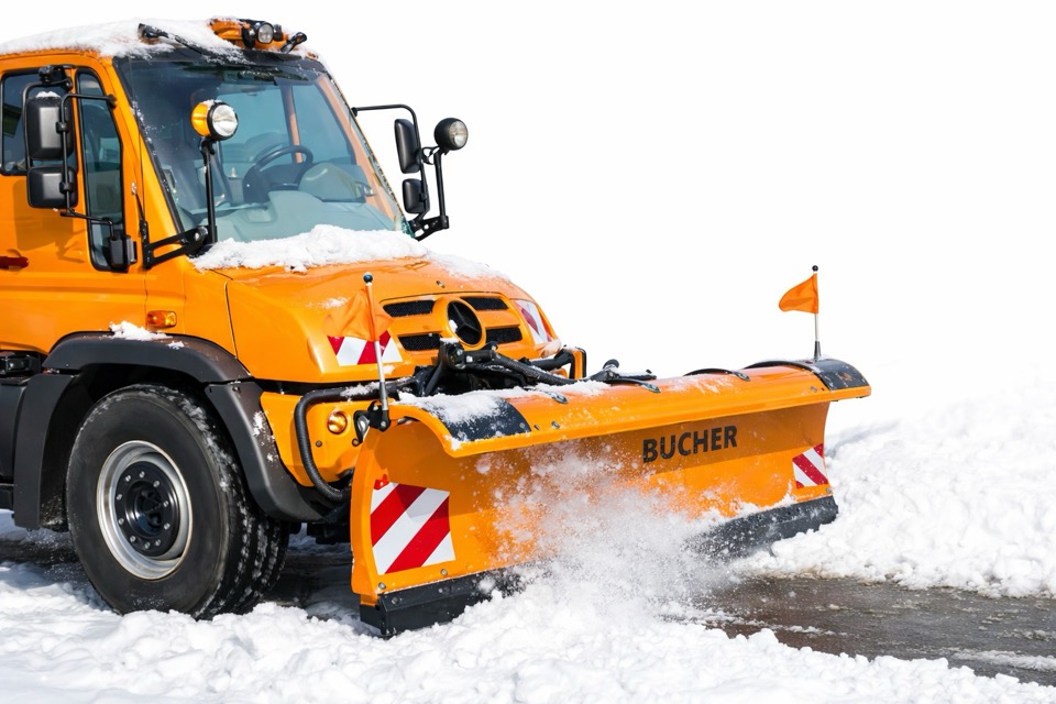 Winter: Winterdienst mit dem ORTEN ET 400